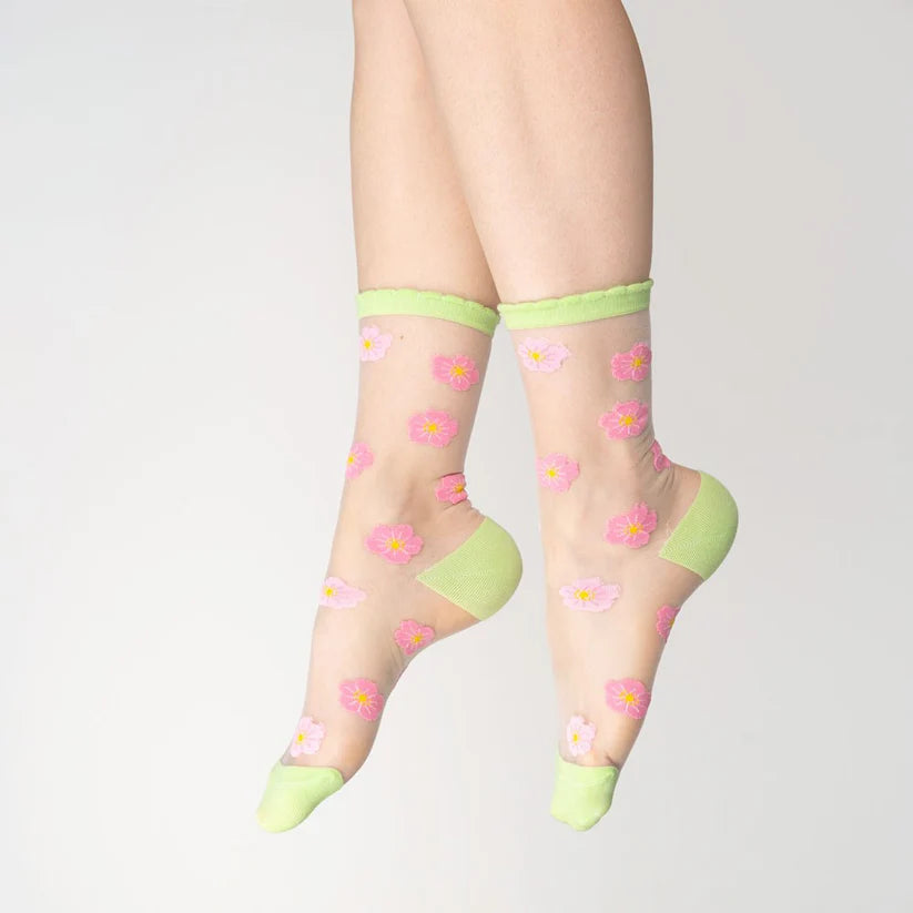 Chaussettes Coucou Suzette transparente sakura – Le Petit